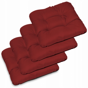 Poduszka na krzesło ogrodowe 45x45 bordo zest 4szt