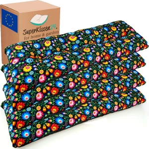 Poduszka ogrodowa na ławkę huśtawkę palety wodooporna 120x38 FOLK 4 sztuki